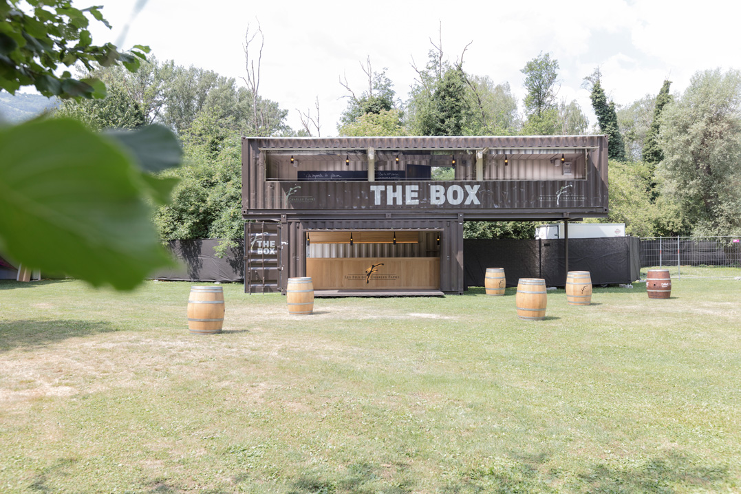 the box, mobile wine bar
