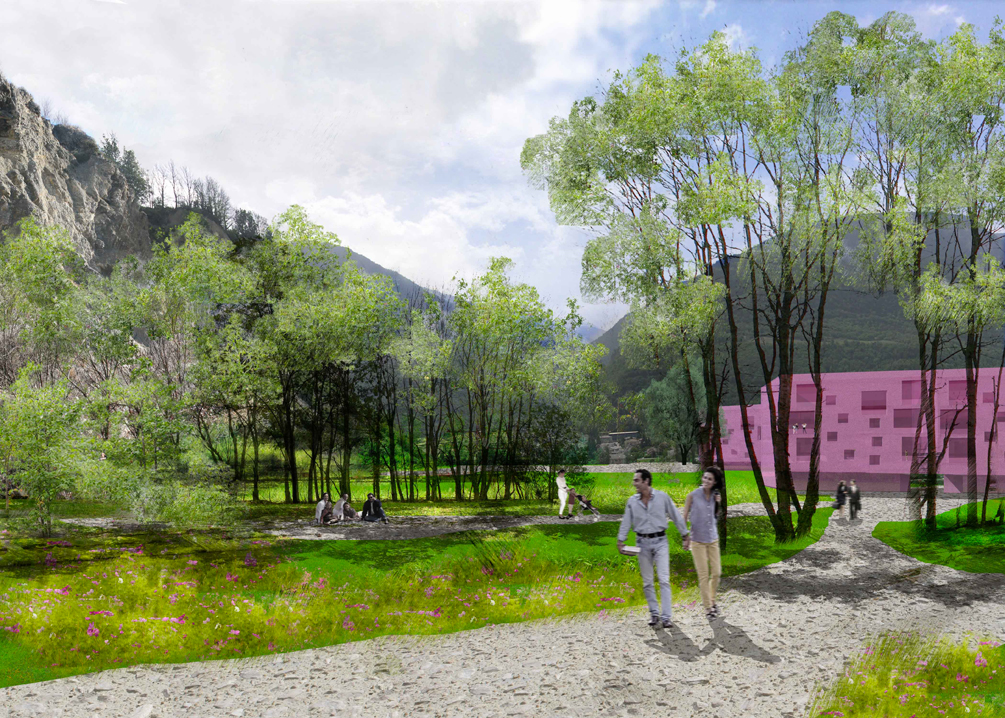 alcan district planning, sierre, competition